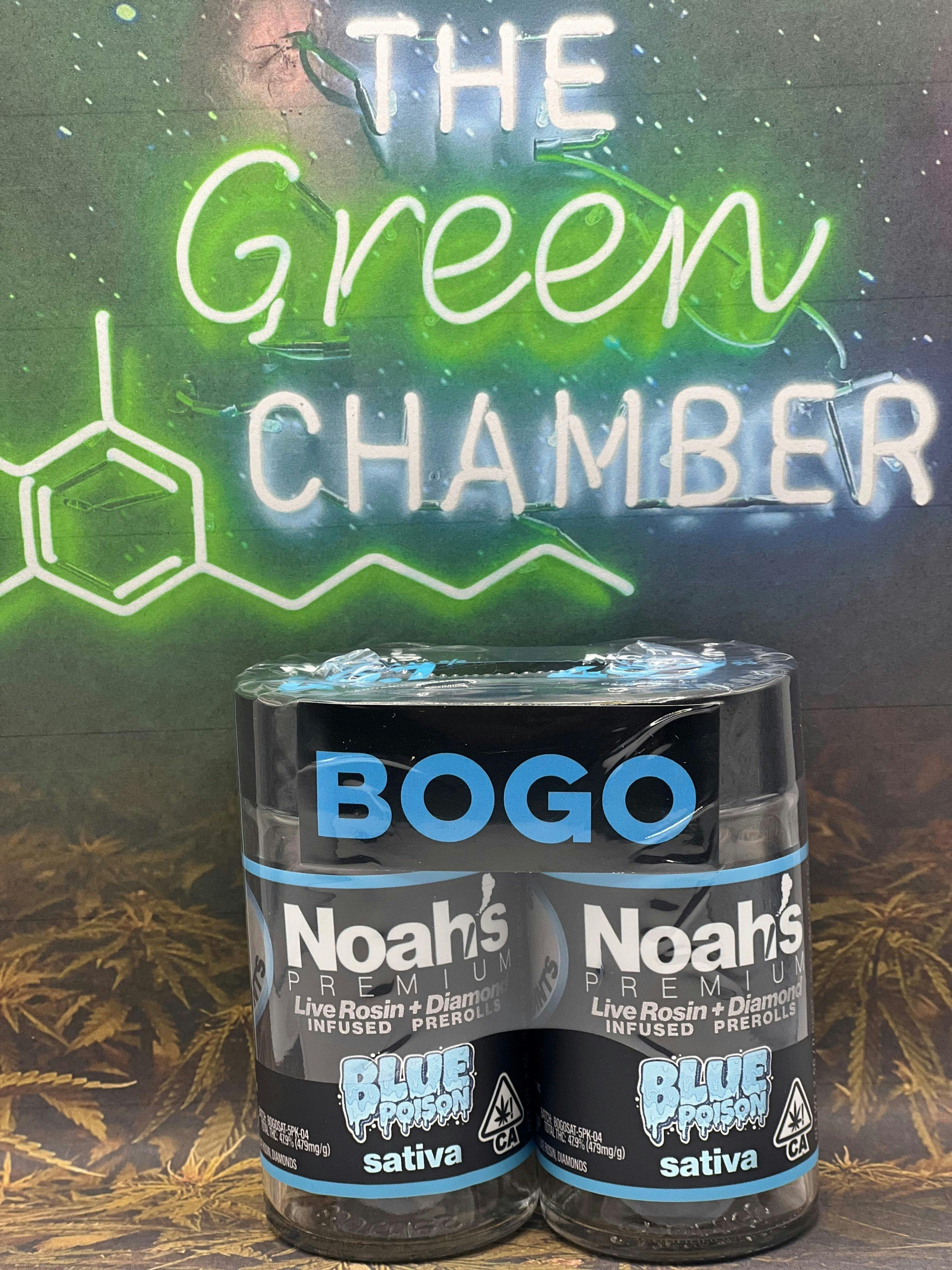 Noah's - Blue Poison 10PK - Infused Preroll Pack