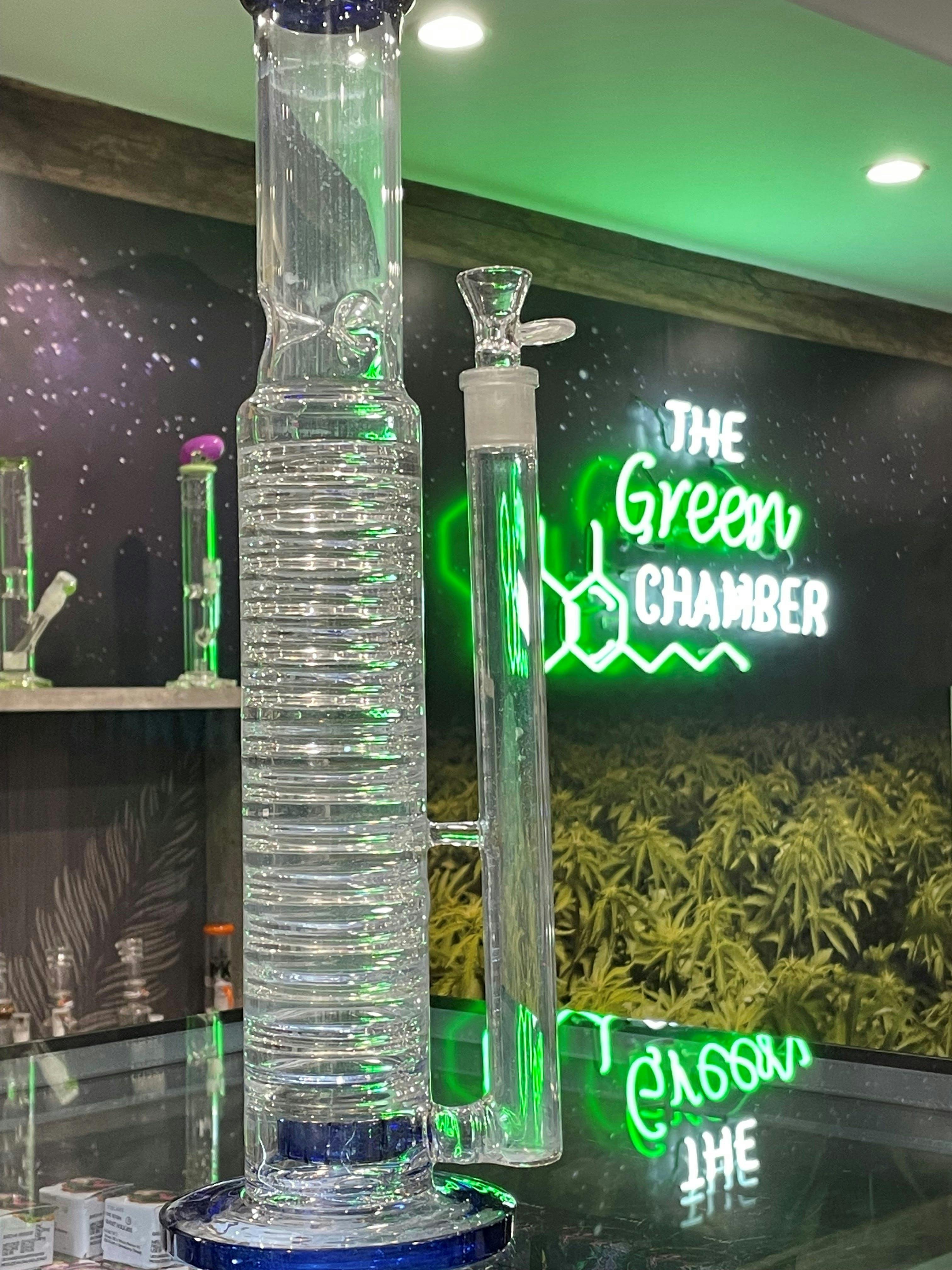 MK Glass - LZ100 Ring Straight Shooter - Bong