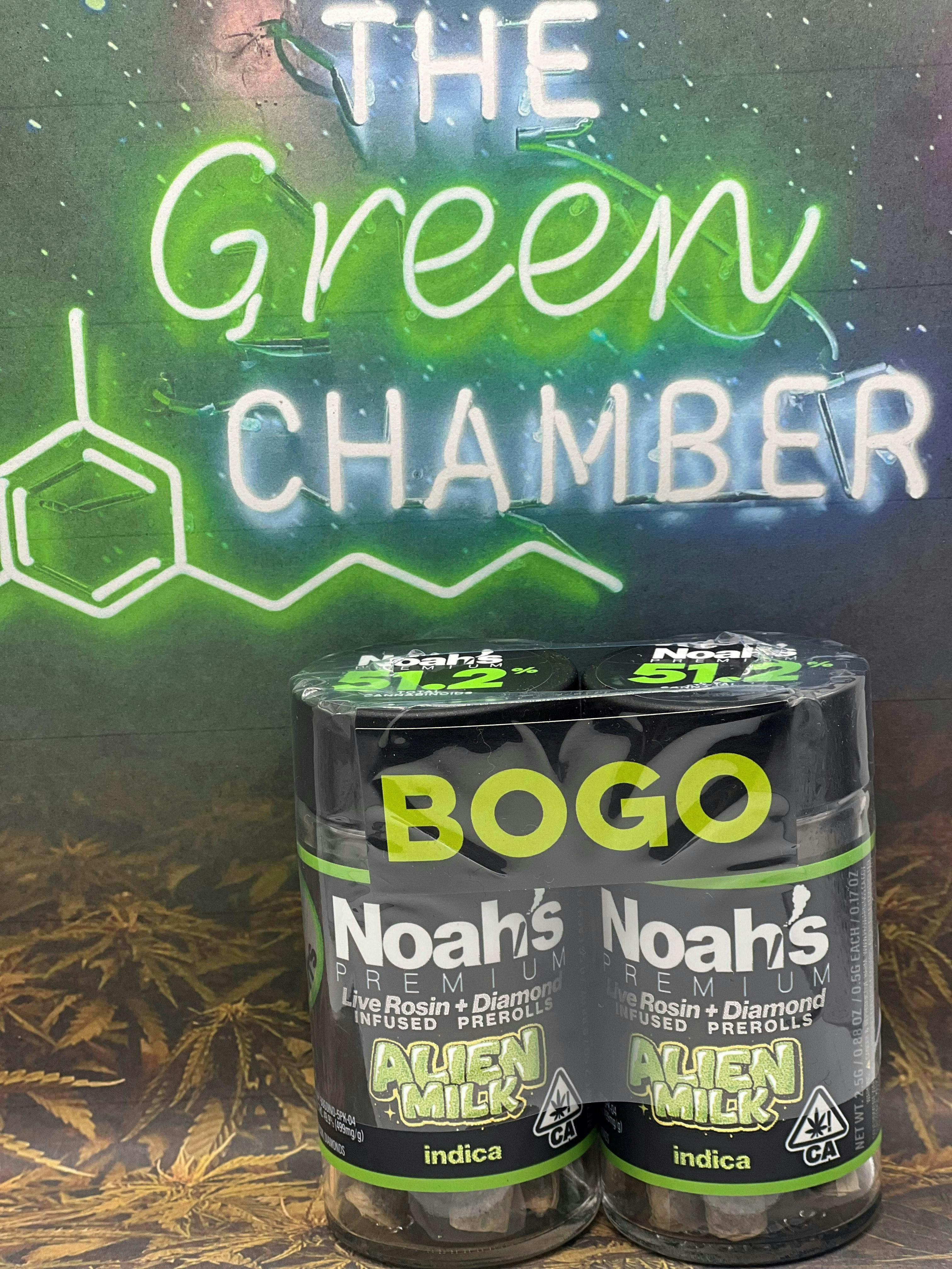 Noah's - Alien Milk 10PK - Infused Preroll PK