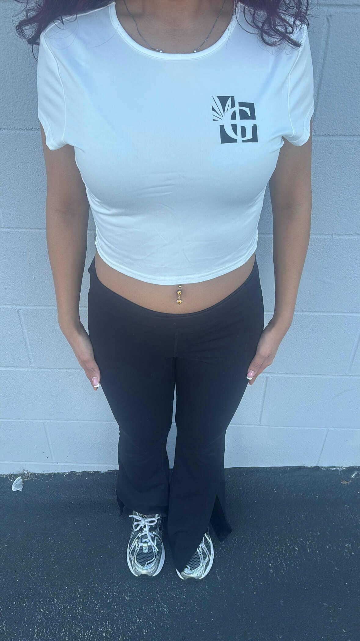 Green Chamber - Cap Sleeve Crop Top