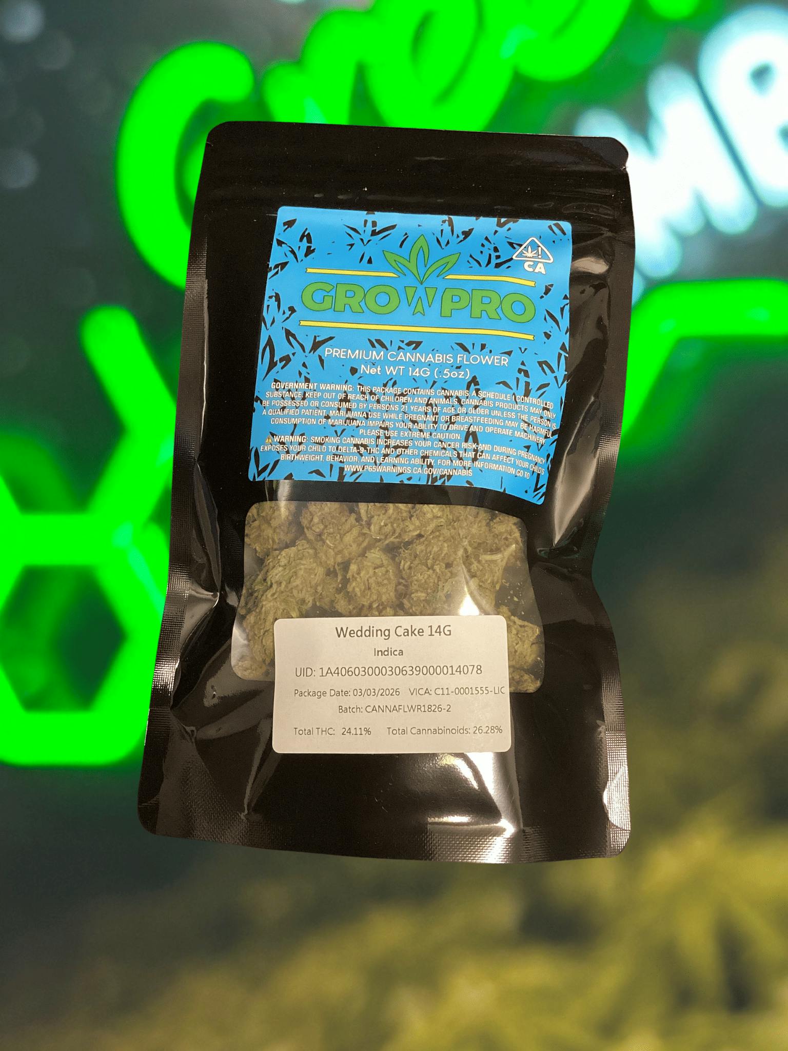 GrowPro - Wedding Cake 14G - Half Ounce