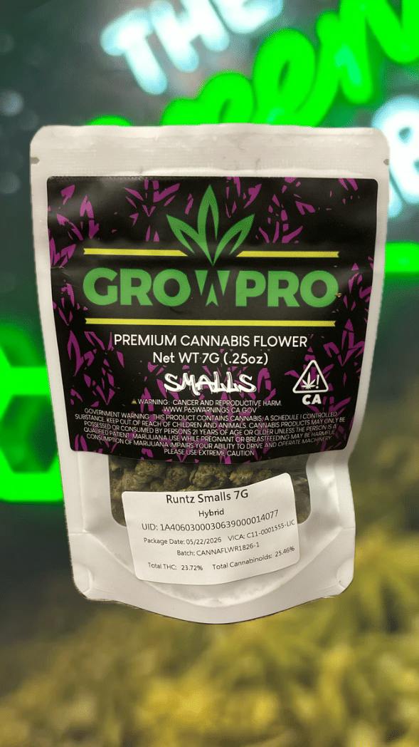 GrowPro - Runtz SMLS 7g - Quarter