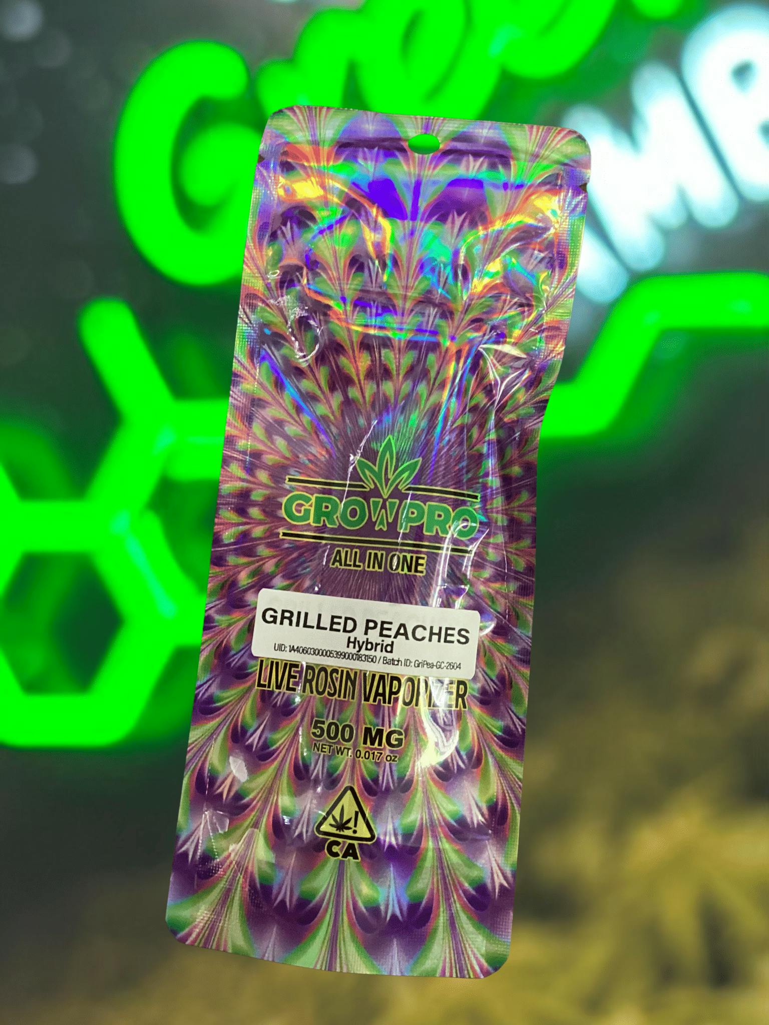 GrowPro - Grilled Peaches .5G Rosin AIO - Rosin AIO