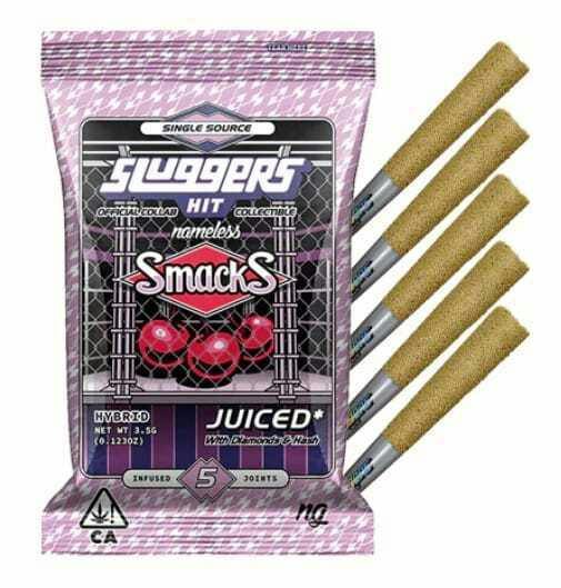Sluggers - Smacks Diamonds & Hash Preroll 5pk - Infused Preroll Pk