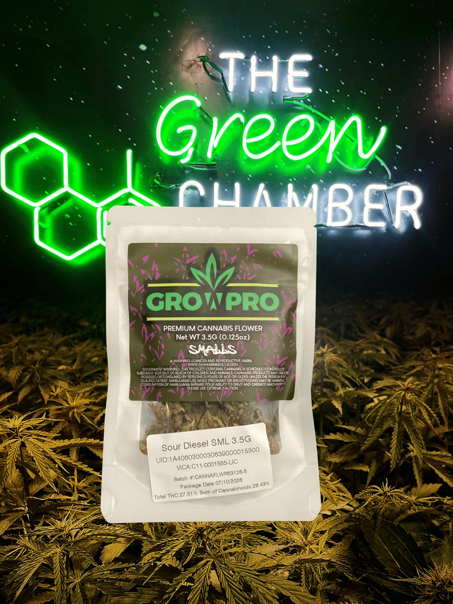GrowPro - Sour Diesel SMLS 3.5G - Smalls