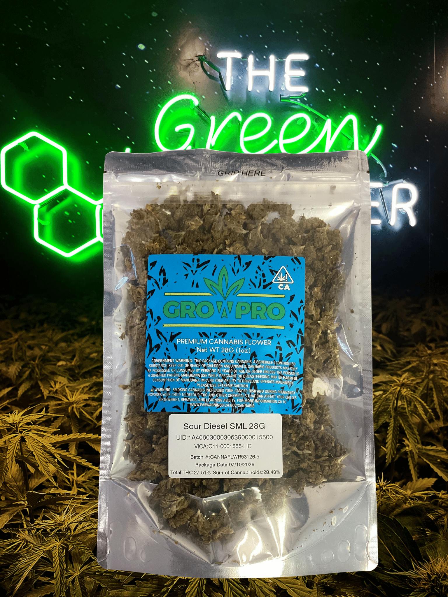GrowPro - Sour Diesel SMLS 28G - Smalls