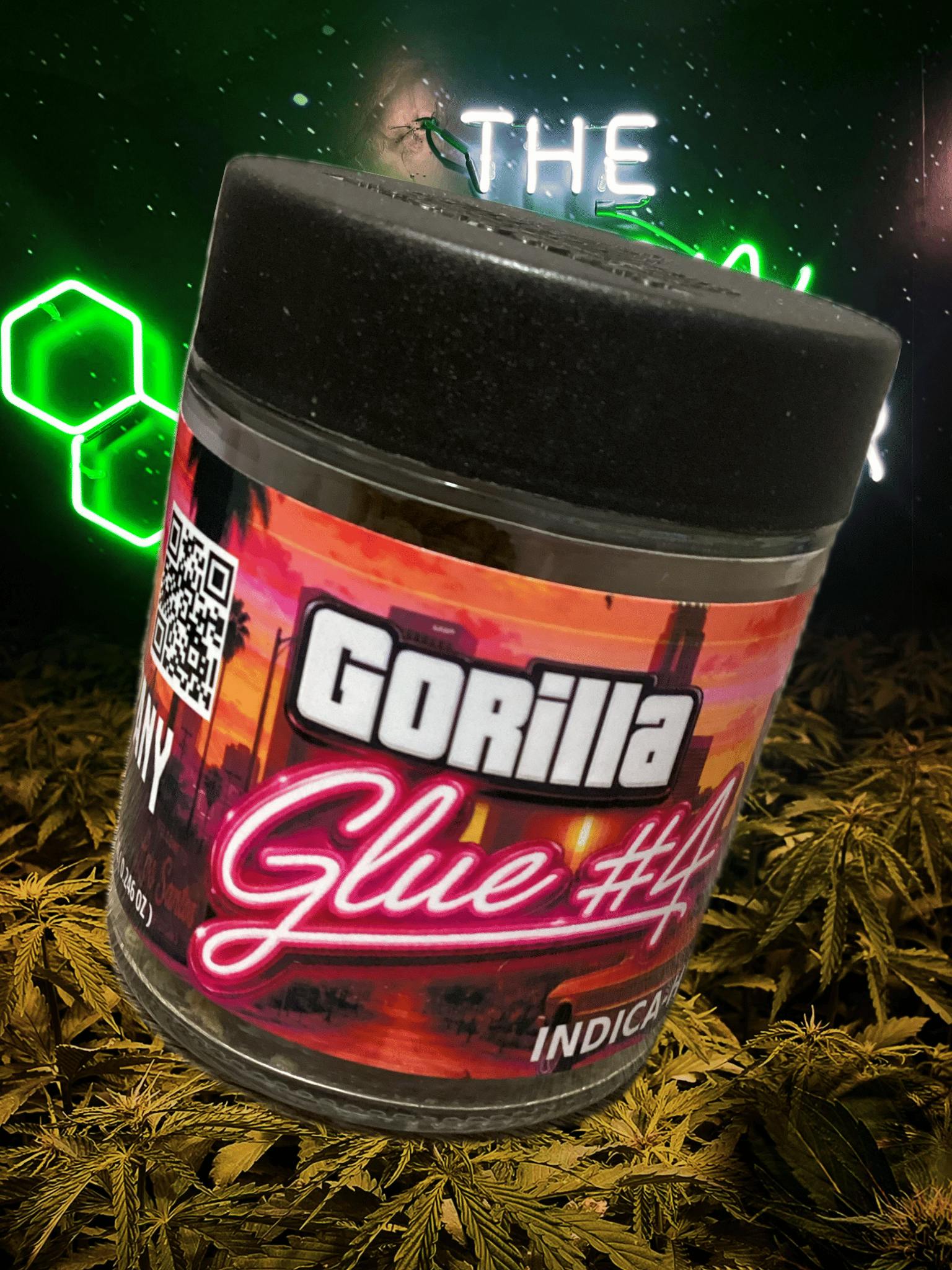 The Cure Company - Gorilla Glue #4 7g - Quarter