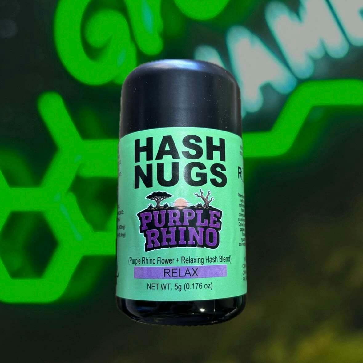 Rosin Tech Labs - Purple Rhino | Hash Nugs - Infused Flower
