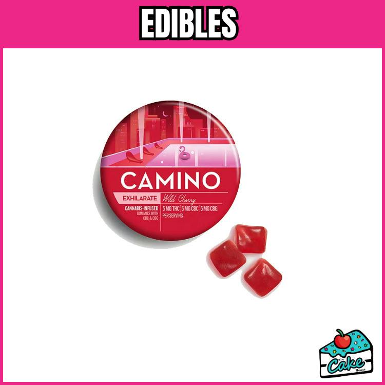 Camino - 200MG Gummies - Wild Cherry THC 20MG/CBC 5MG/CBG 5MG