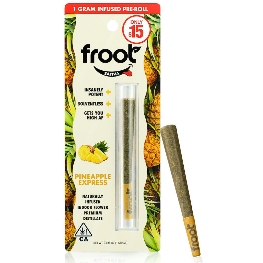 Froot Pineapple Express Infused Preroll 1g