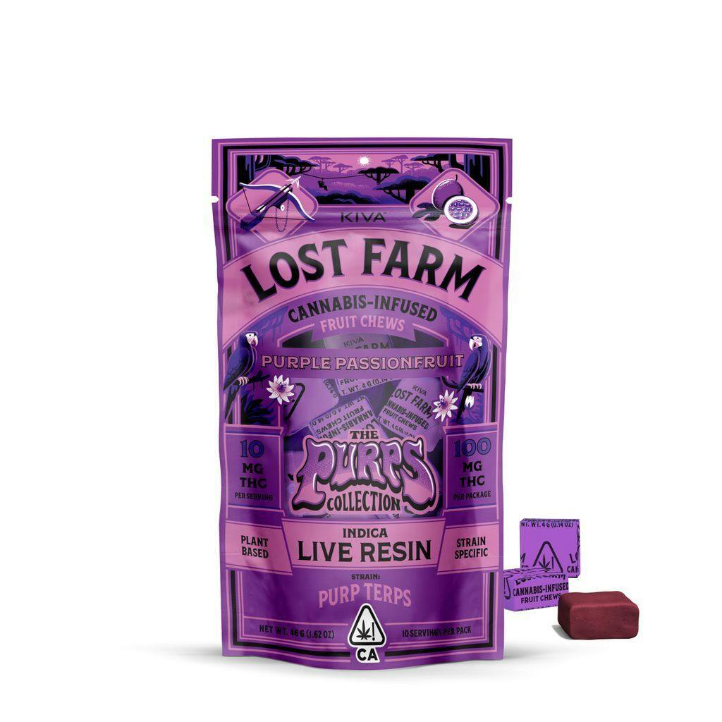 Lost Farm Purple: Passionfruit Chews