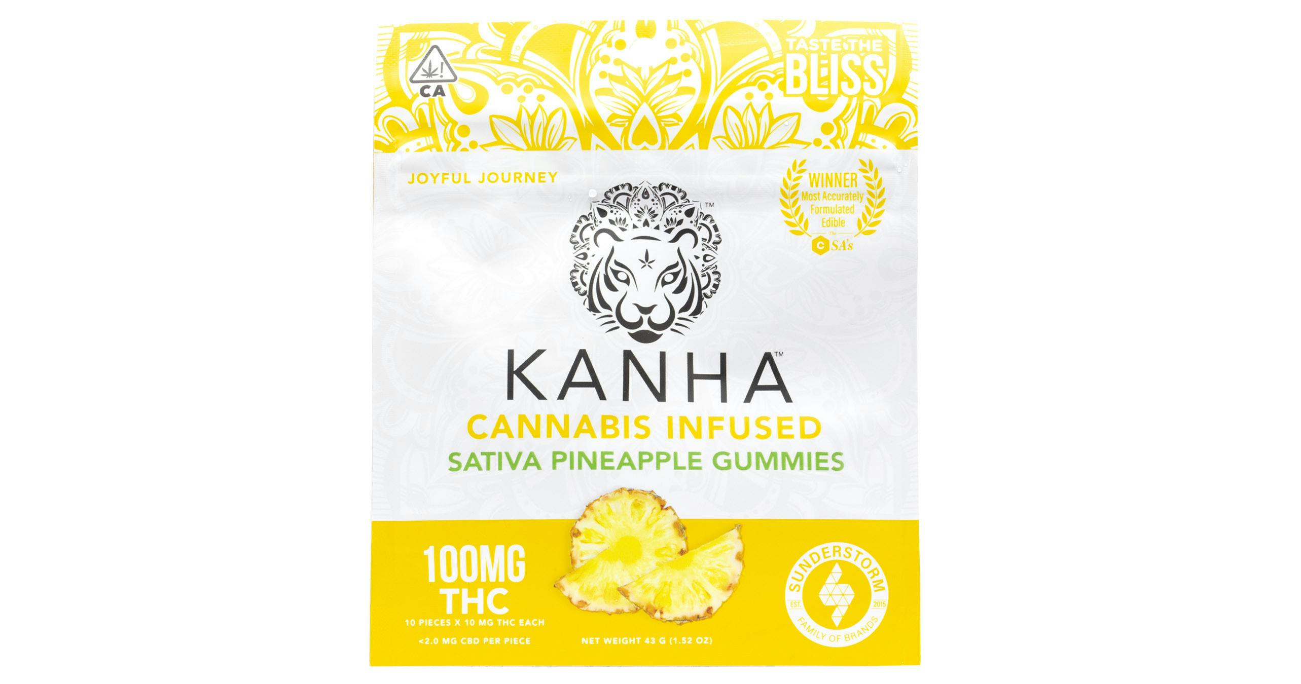 Classic | Pineapple Gummies | 100mg | 10ct | 10mg/ea