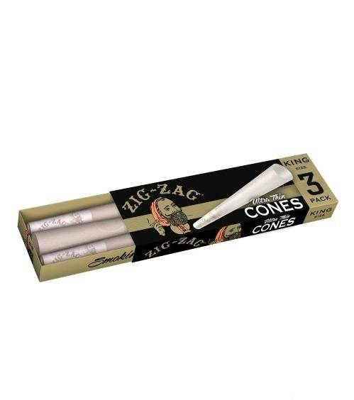Zig Zag Cones King Size Ultra Thin 3ct | Accessories