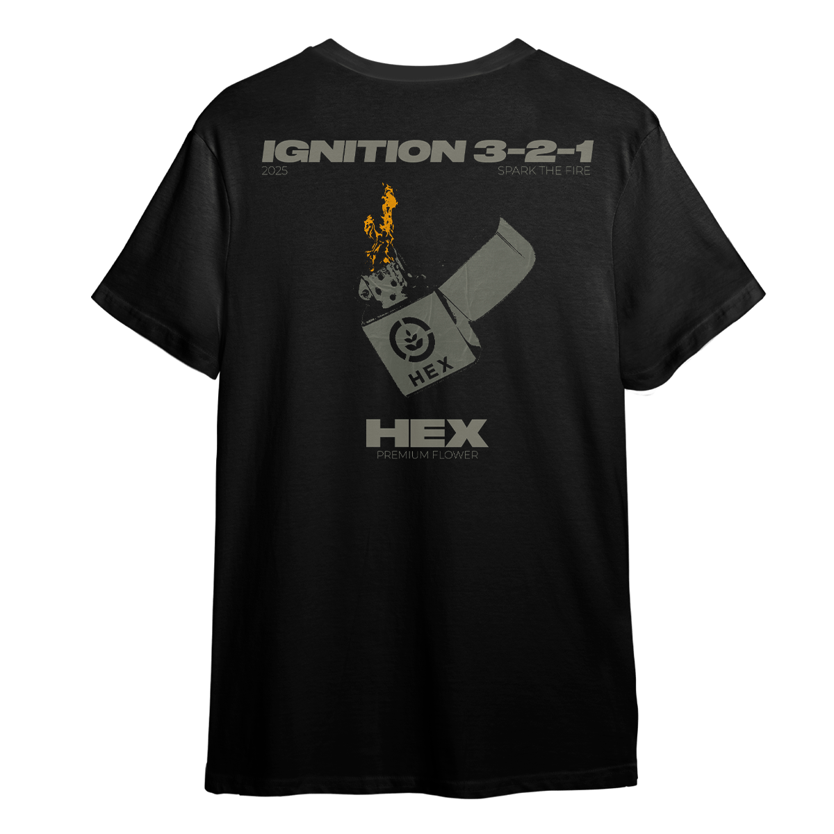 HEX - IGNITION 321 T SHIRT - BLACK - X LARGE