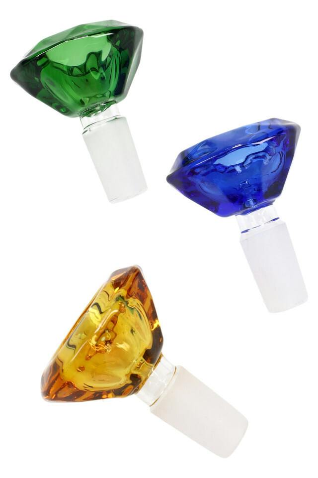 CRCL - 14.5MM MALE GLASS ON GLASS AMBER BOWL
