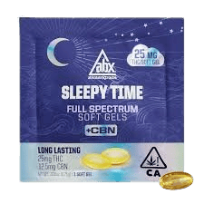 ABX - 25mg Sleepy Time Hash Rosin + CBN Soft Gels - 10ct