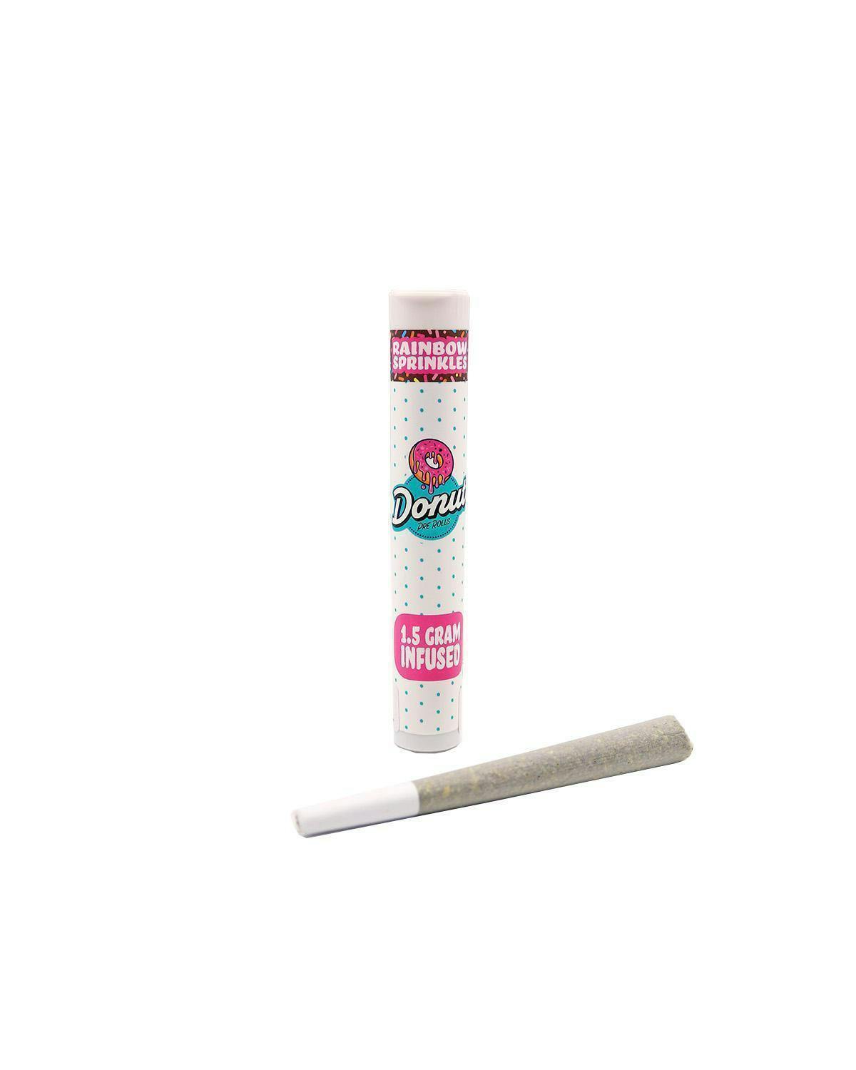 Donut - Single - Infused Preroll - Churro Cheesecake (Indica) - 1.5g