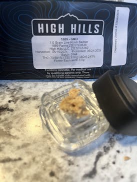 HH - GMO - Live Rosin Dab; 1g