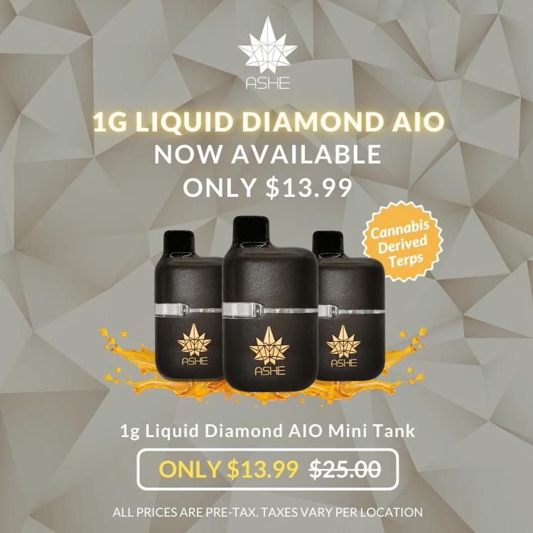 ASHE - ASHE 1g Liquid Diamond AIO Mini Tank - LIMITED TIME PRICING🌱