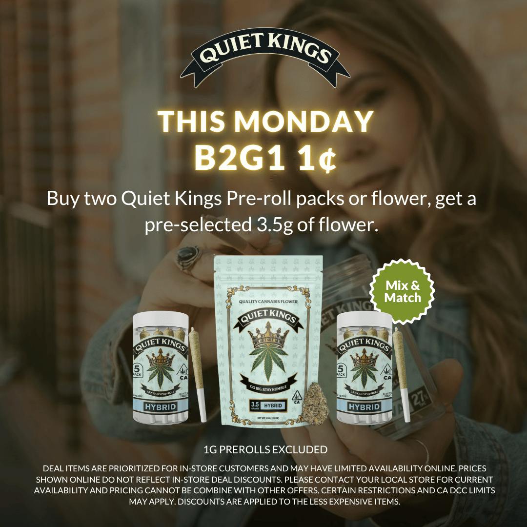 Quiet Kings: Ashe X Quiet King Mondays🍃 - Pay Less More Weed💨