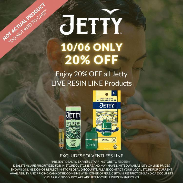 Jetty Extracts - 🔥 ASHE x JETTY LR ✈️- PAY LESS MORE WEED