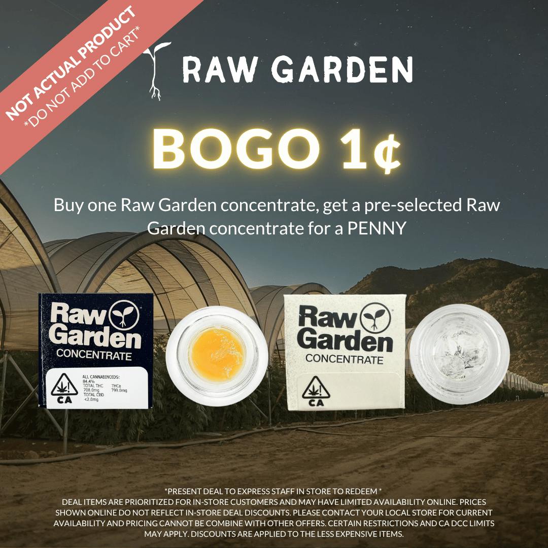 Raw Garden - ASHE X RAW GARDEN CONCENTRATE 🍯- PAY LESS MORE WEED