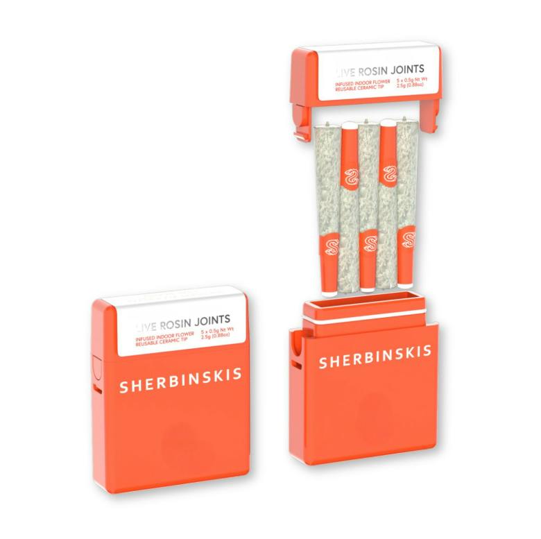 Permanent Rosin Infused Mini Preroll - 2.5 g - 5 Pack
