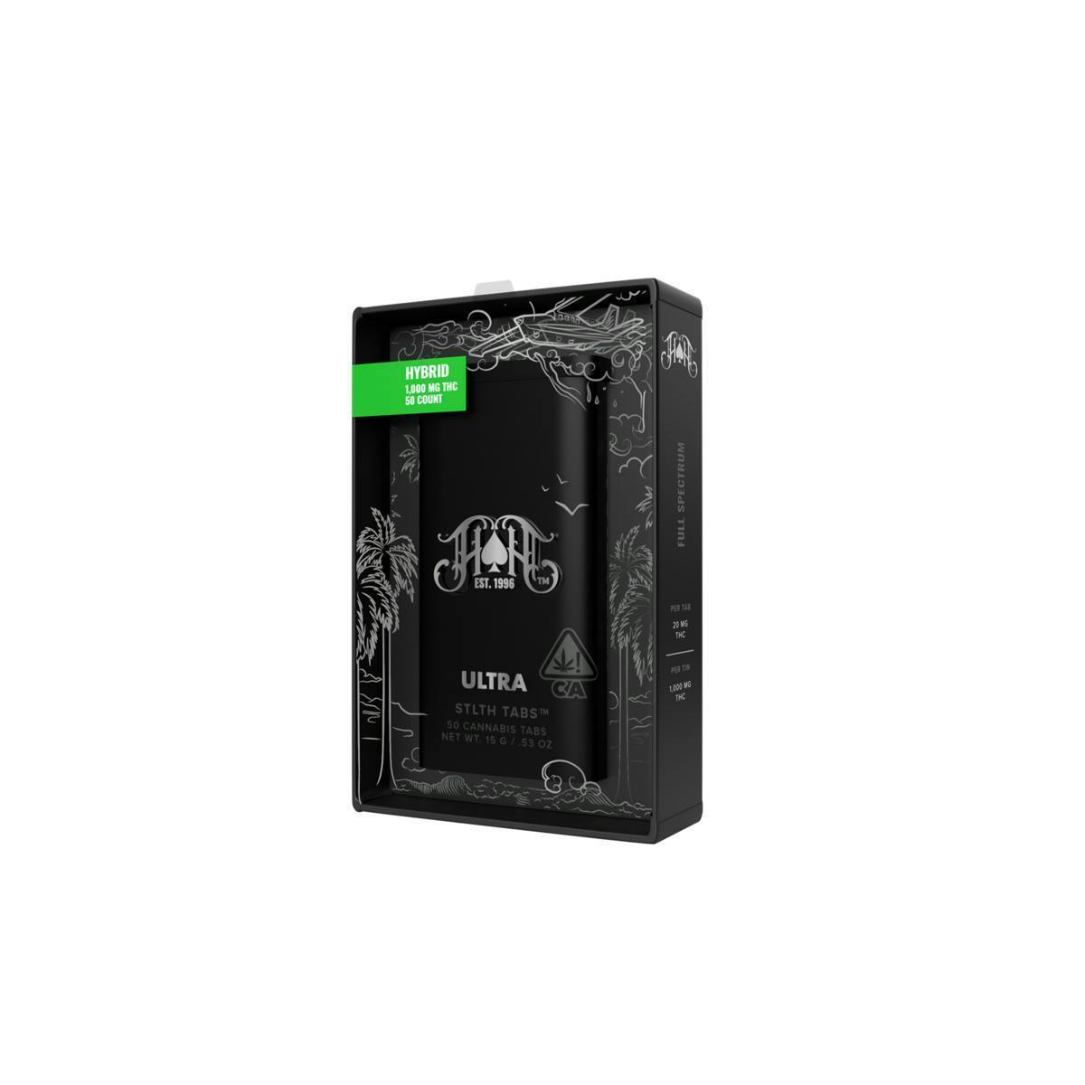 Ultra | Hybrid | Stlth Tablets | 1000mg THC | 50ct | 20mg/ea