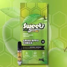 Green Apple Crack | 510 Cartridge | 1g at Botera Brockton - Recreational Cannabis Dispensary
