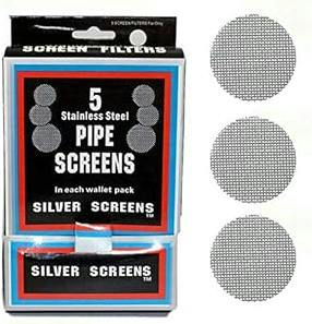 SILVER SCREENS - STAINLESS STEEL SCREENS 5PK