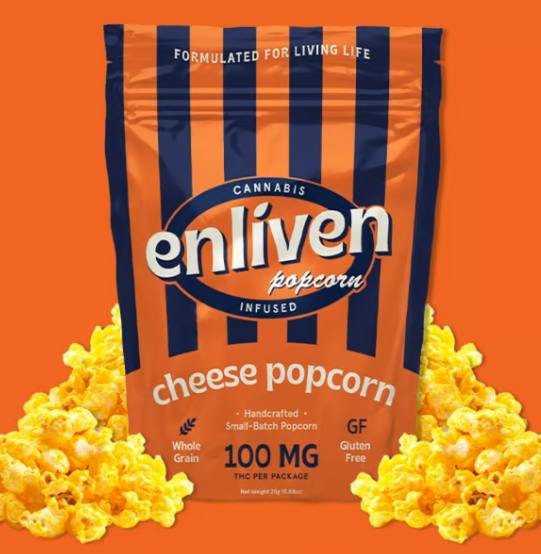 ENLIVEN - CHEESE POPCORN 100MG
