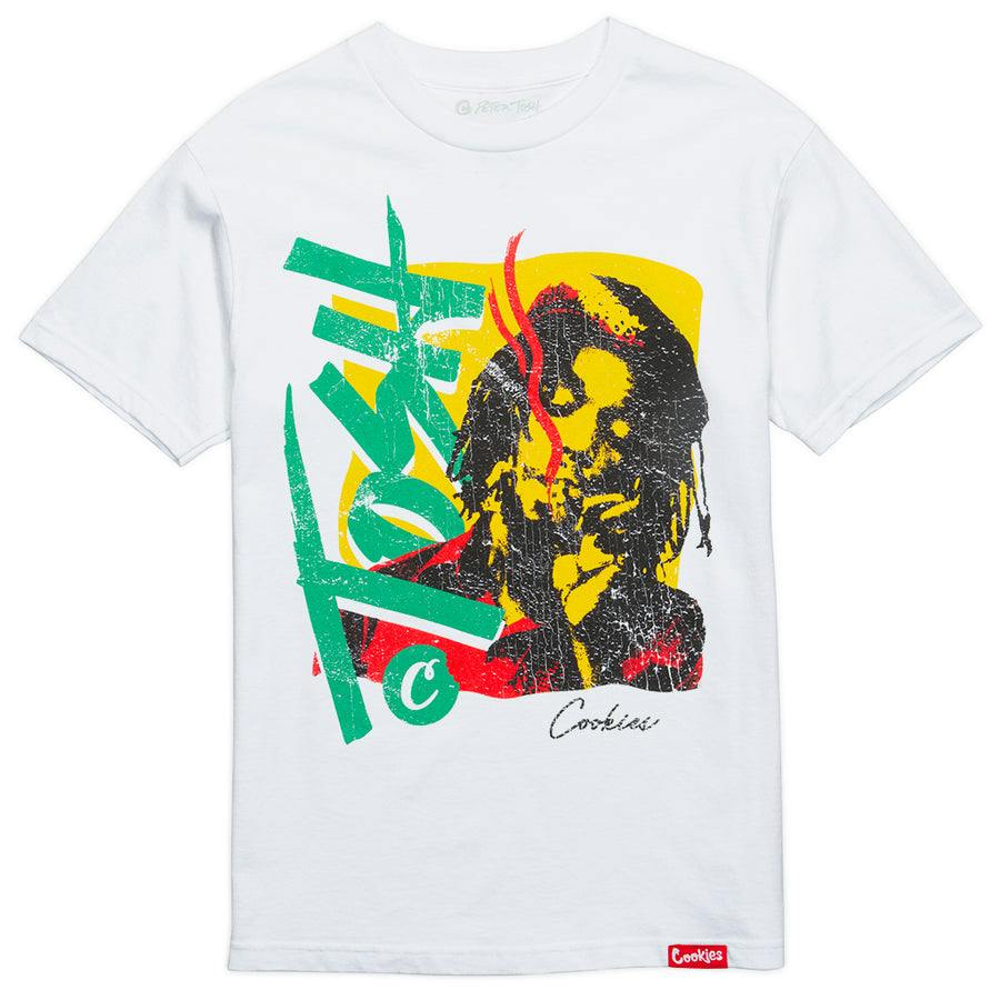 M COOKIES X PETER TOSH TEE - WHITE