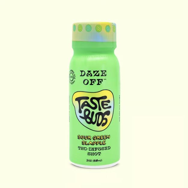 DAZE OFF - GREEN SLAPPLE 100MG TASTE BUDS SHOT