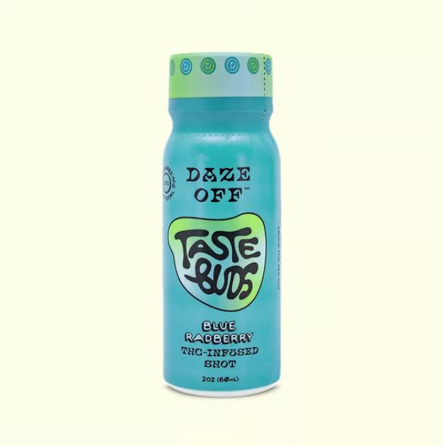 DAZE OFF - BLUE RADBERRY 100MG TASTE BUDS SHOT