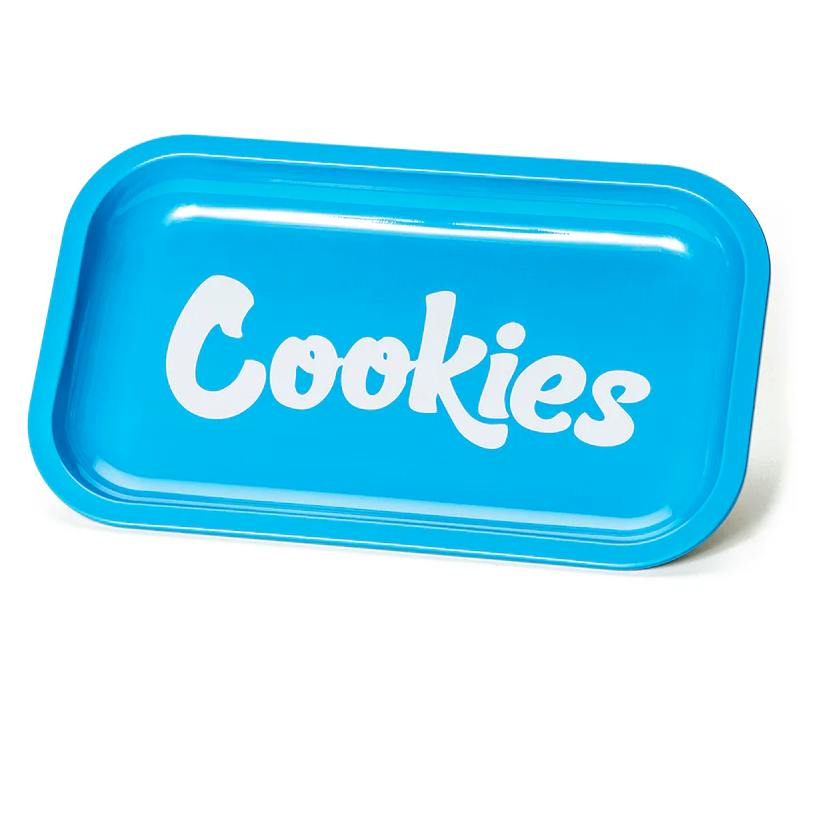 COOKIES MEDIUM METAL TRAY BLUE