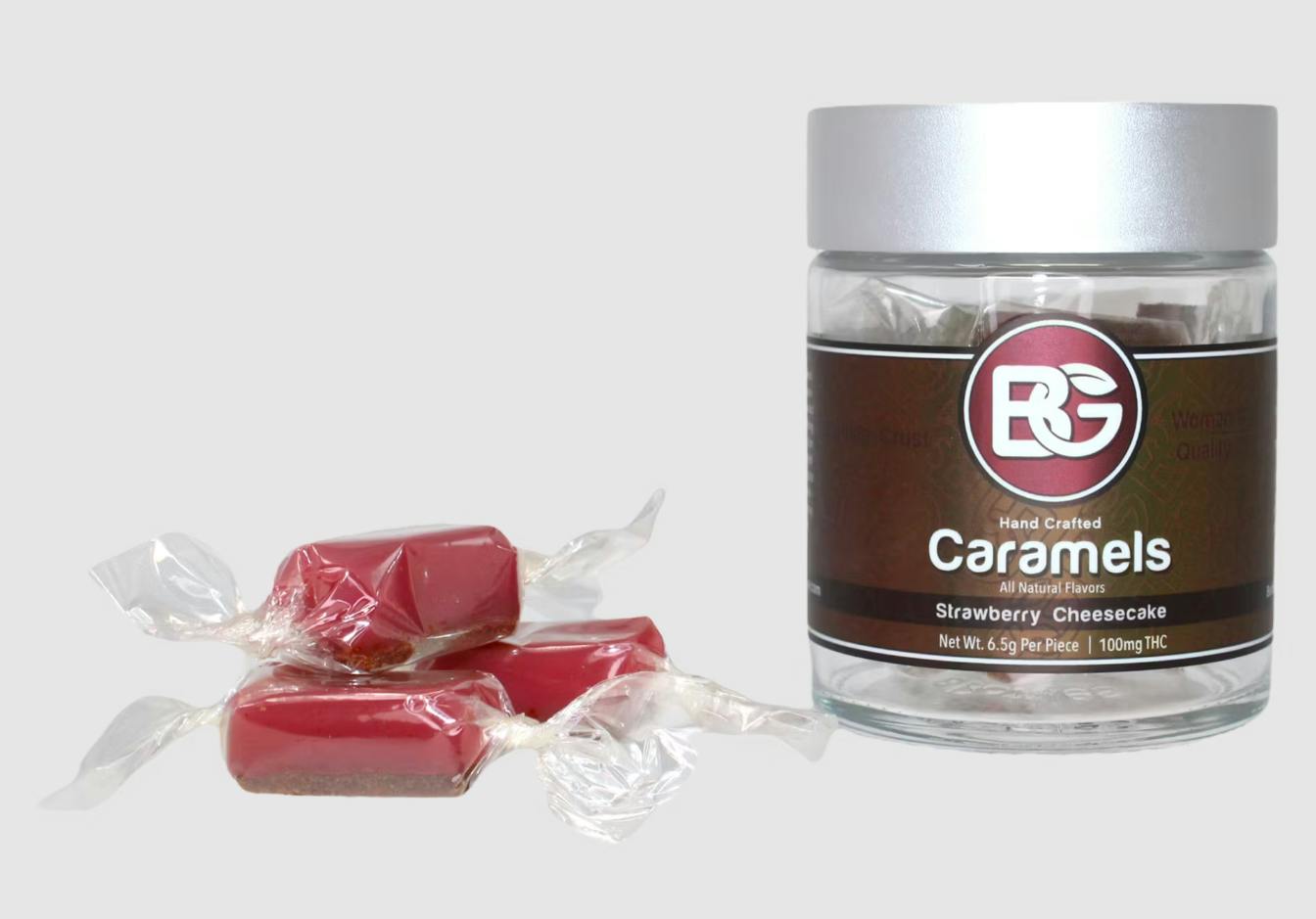 BG - STRAWBERRY CHEESECAKE CARAMEL 100MG