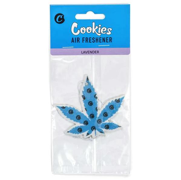 COOKIES LEAF CAR AIR FRESHENER - LAVENDER