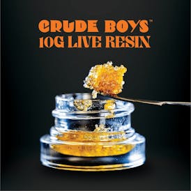 CRUDE BOYS - 10G LIVE RESIN - PAPAYA PUNCH (INDICA)