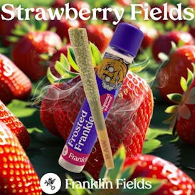FRANKLIN FIELDS - STRAWBERRY FIELDS - FROSTED FRANKIE INFUSED PRE ROLL(1.25G)