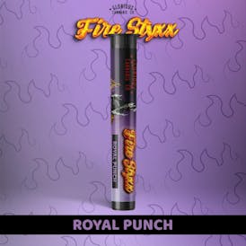 GLORIOUS CANNABIS CO. - FIRE STYXX 1G INFUSED PRE-ROLL - ROYAL PUNCH