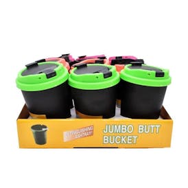 BUTT BUCKETS CUP ASHTRAY WITH LID
