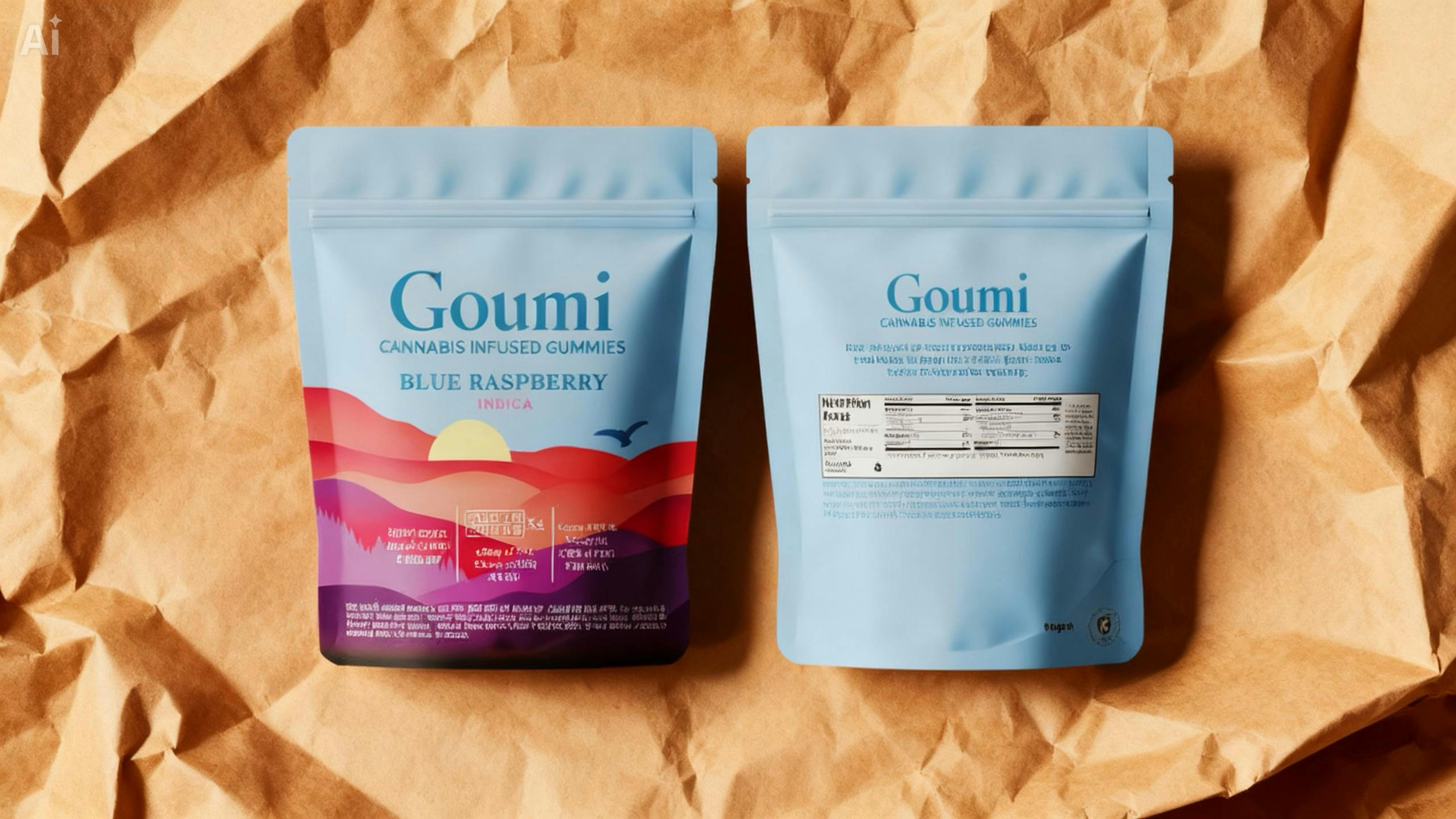 Goumi | Sour Blue Raspberry | 100 Mg at Newburgh Kush Factory