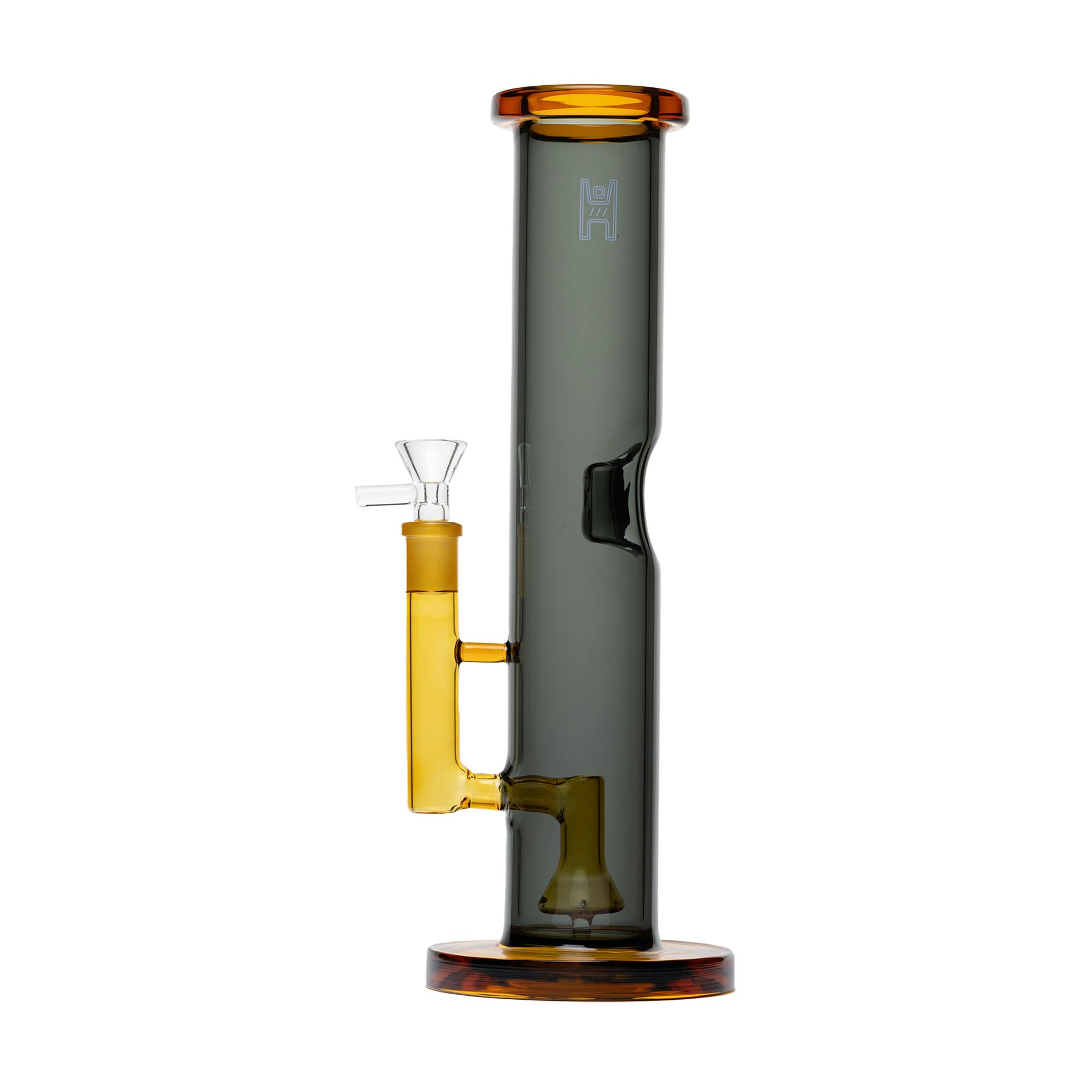 12 " tube Bong- Green/Yellow