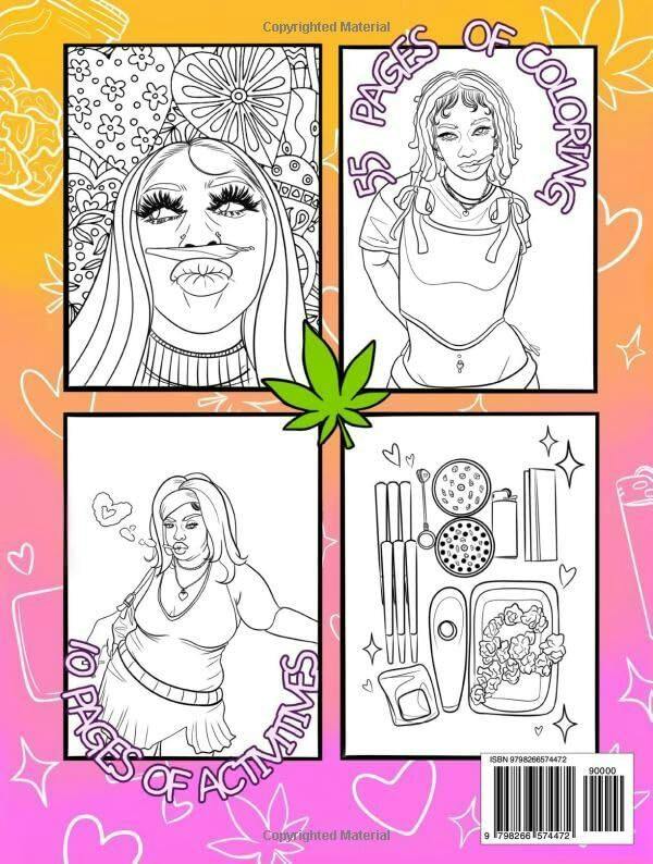 COLOR ME HIGH - COLORING BOOK