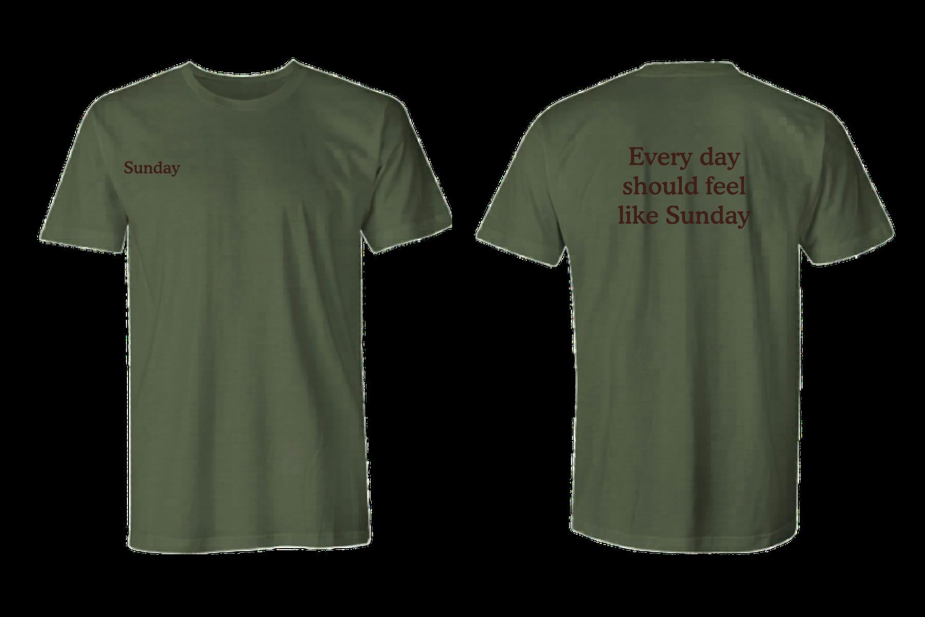 Soft Washed Cotton Tee - Sunday
