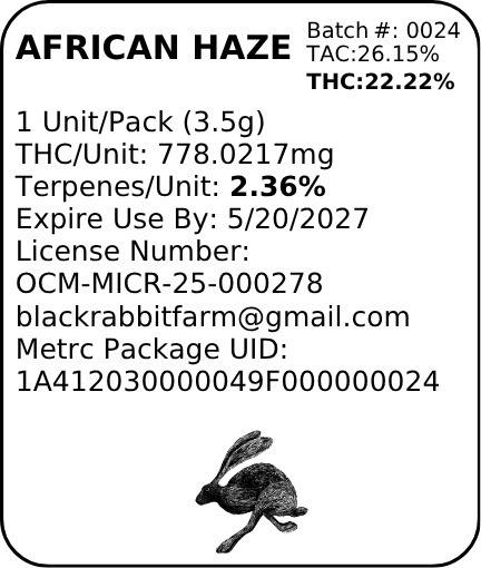 AFRICAN HAZE 3.5G