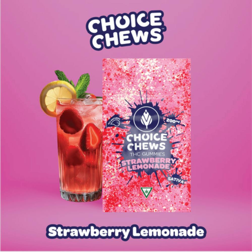 Choice Chews - 200mg Gummy - Strawberry Lemonade