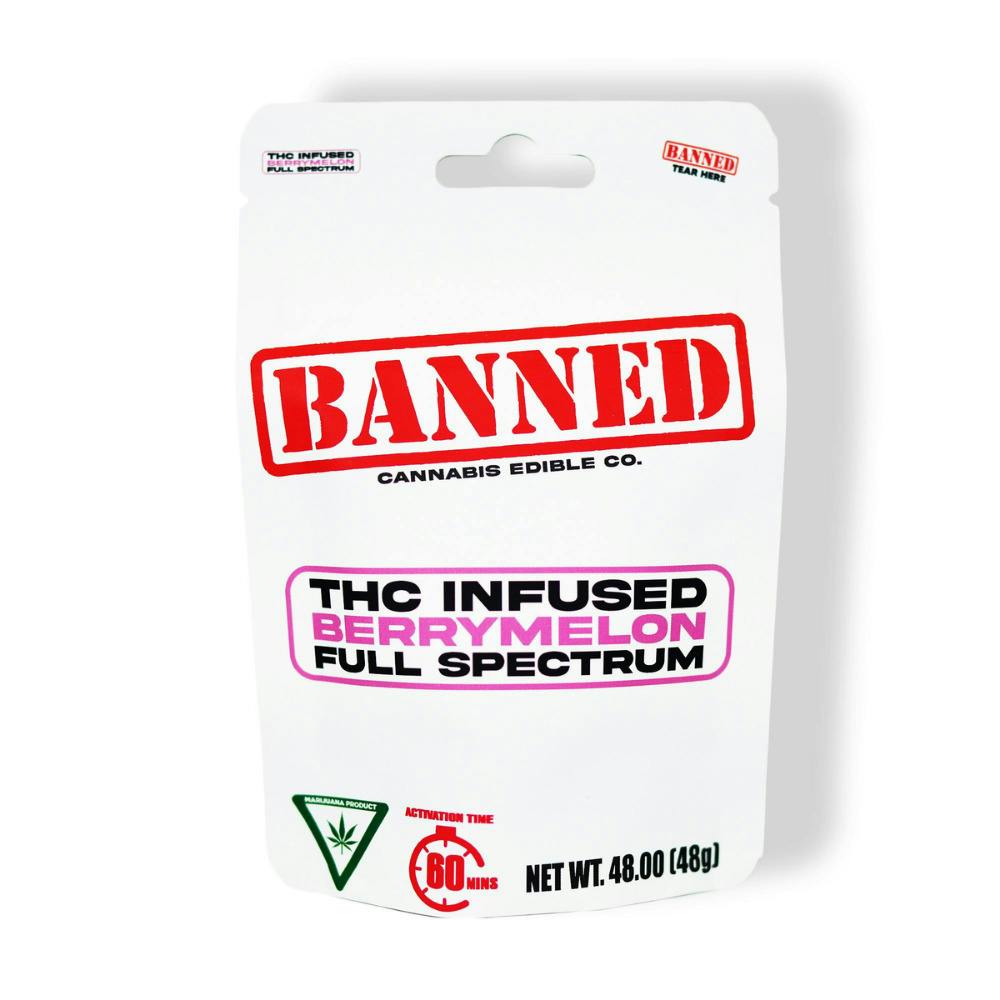 Banned - 200mg 4PK Gummies - Green Apple