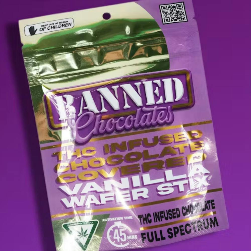 Banned - 200MG Mini Chocolate Bar