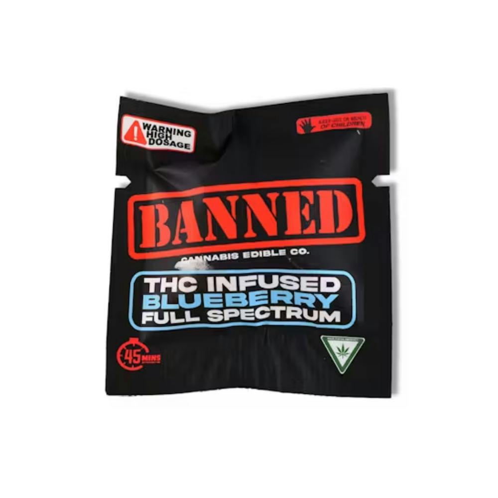 Banned - 200mg Single Nerdless Gummy - Berry Melon